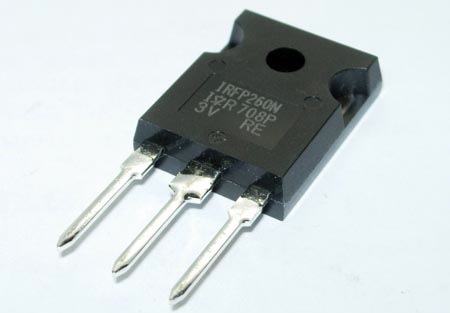 Внешний вид мощного транзистора