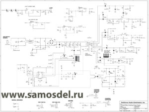 Схема БП Presonus StudioLive 16.4.2